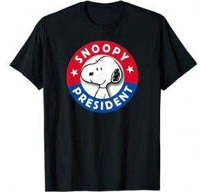 PEanuts Snoopy for president T-Shirt 2